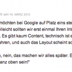 Erster Platz. Quelle: http://kunden.ausderhoelle.de