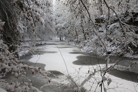 Maerchensee bei Wendelsheim am 1. Advent 2010