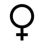 Symbol für weiblich. Quelle: Wikipedia.de Symbol für weiblich. Quelle: Wikipedia.de