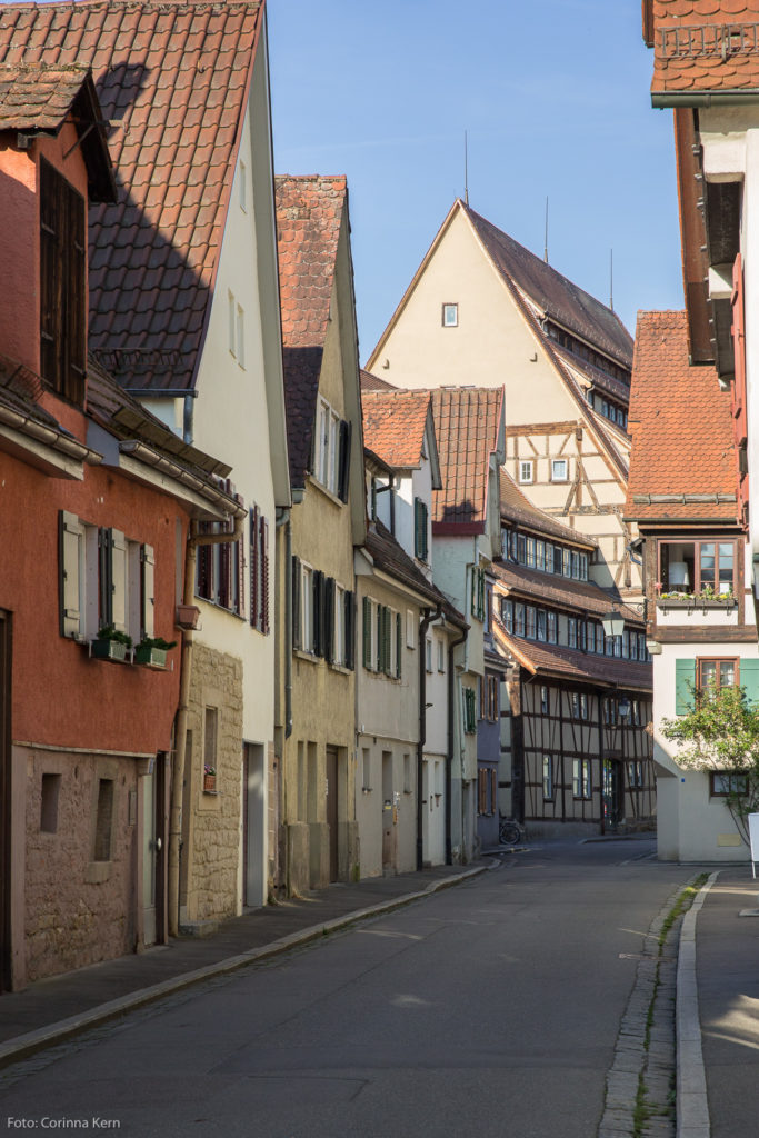 In der Tübinger Bachgasse im Raupenviertel wuchs Fritz Holder auf