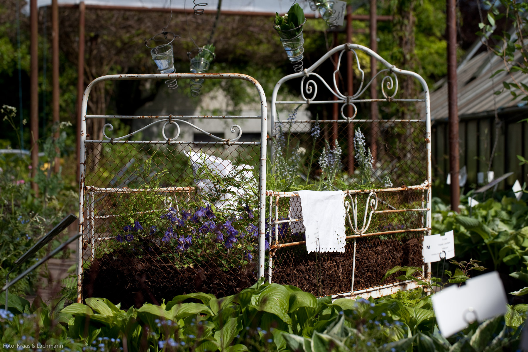 Englisch skurril: Blumenbett statt Blumenbeet