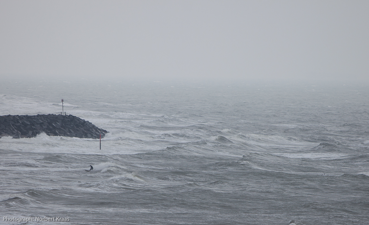 New Year's Day 2015 at Ventnor Beach, Isle of Wight.